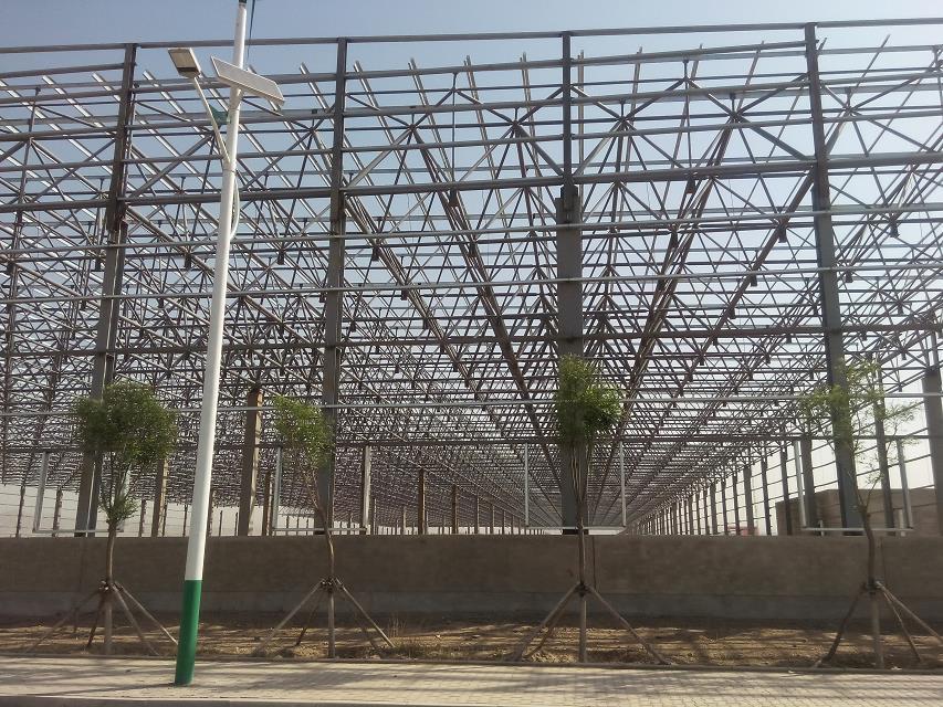 西城汽车工业厂房网架