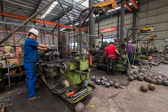 西城网架配件车间